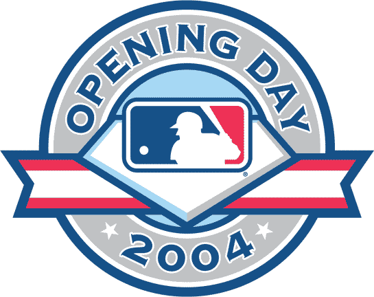 MLB Opening Day 2004 Primary Logo t shirts iron on transfers